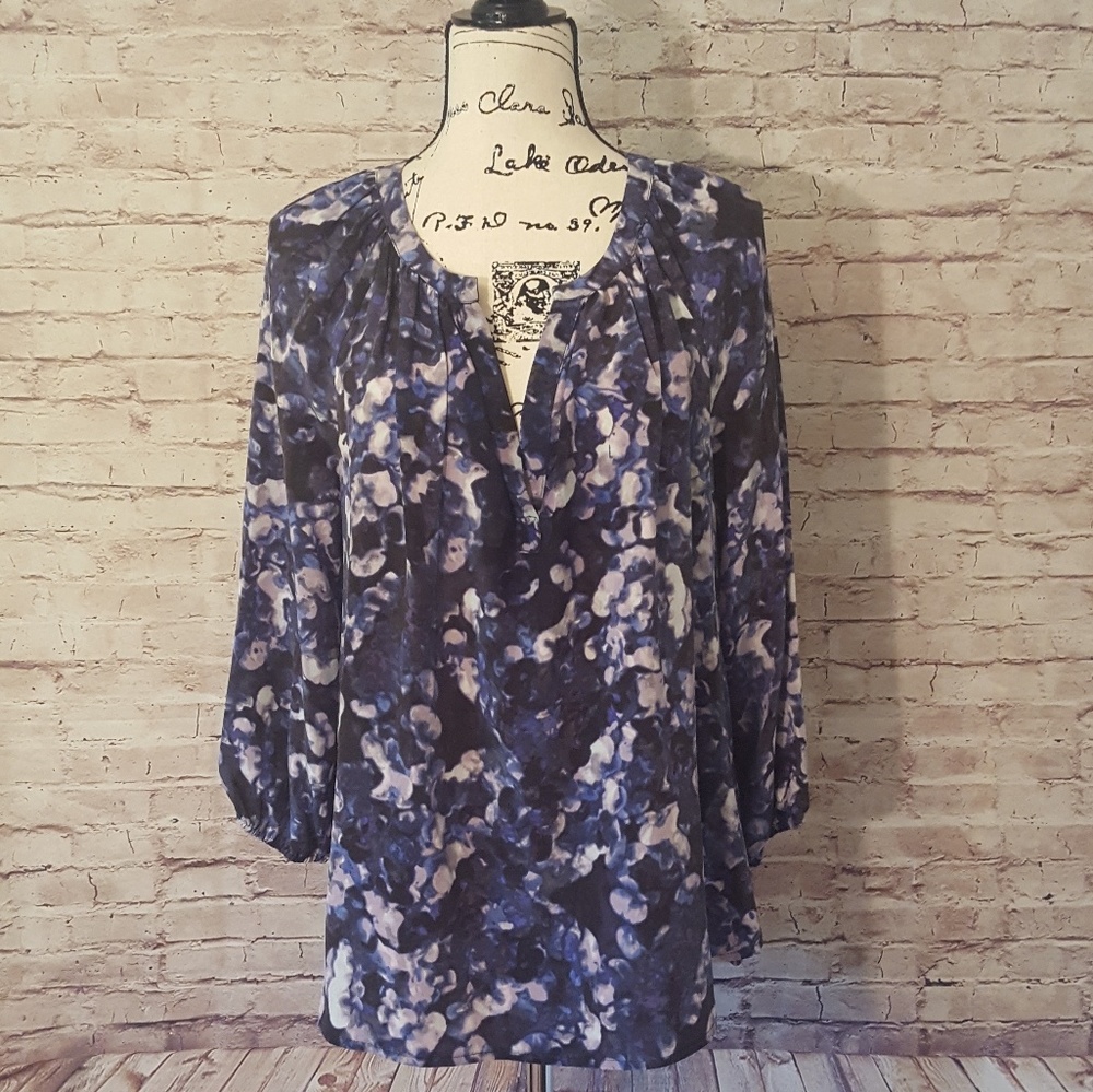 Max Studio Silk Top NWOT Sz L